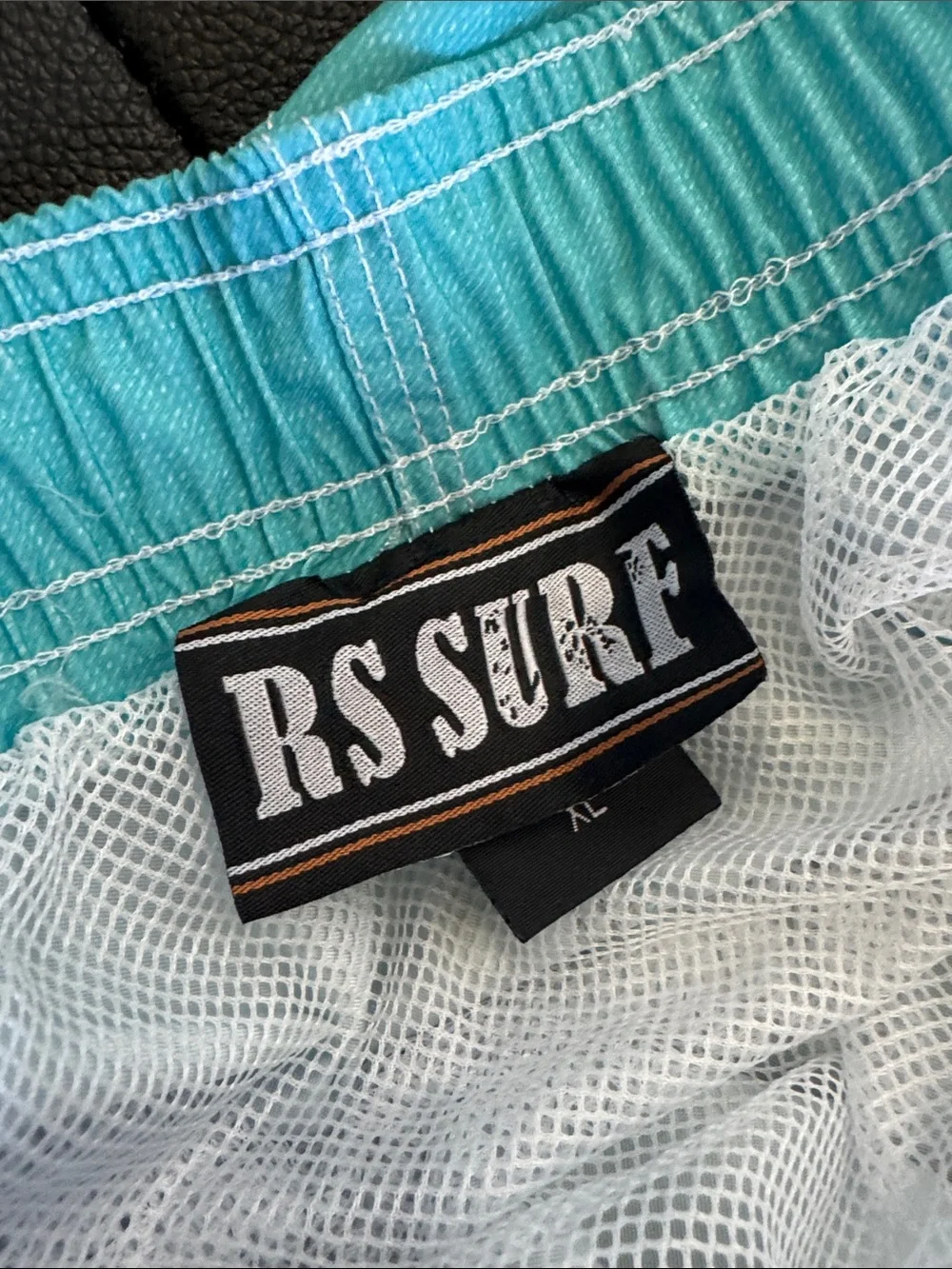 🆕 RS Surf Men's Teal & Yellow Floral Swim Trunks - Picture 10 of 12